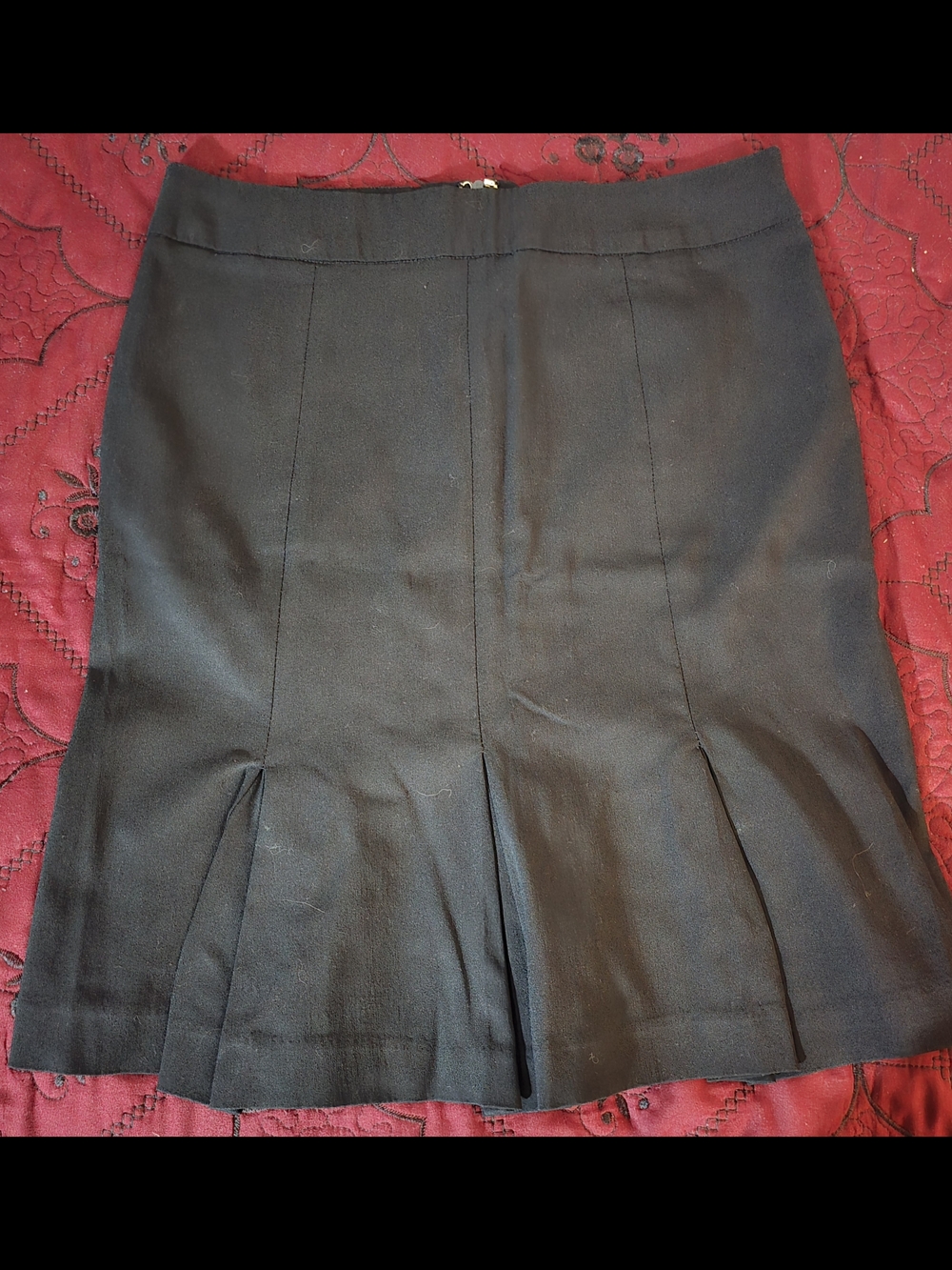 Classic Black Mini Skirt with Flared Hem